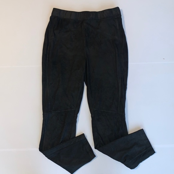 Free Poeple Midnight Vegan Suede Skinny Ankle Pants Size S - Picture 3 of 9